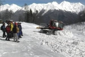 Сочинские водители гусеничных машин перенимают международный опыт