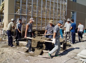 На олимпийскую стройку вновь приедут студотряды