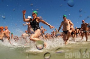 Заплыв на 2014 метров проходит в Сочи