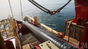 Завершается укладку морской части газопровода "Джубга-Сочи"