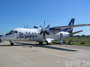 "Ан-140" впервые полетит из Краснодара в Сочи