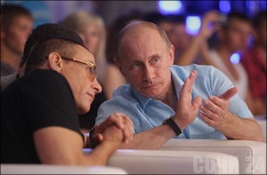 Владимир Путин встретился в Сочи с Жан-Клодом Ван Даммом