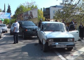 В центре Сочи столкнулось 6 автомобилей
