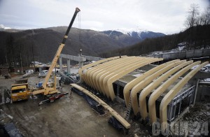 Санно-бобслейная трасса приближается к вводу в эксплуатацию Строительство санно-бобслейной трассы