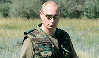 В отпуске Путин расстался с часами В отпуске Путин расстался с часами
