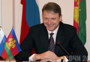 Ткачев предложил создать кубанско-абхазский деловой форум Губернатор Краснодарского края Александр Ткачев