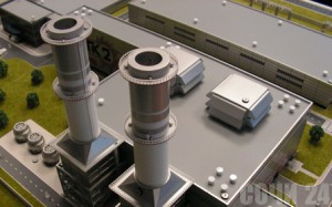 Кудепстинская ТЭС станет одной из крупнейших в мире электростанций Макет Кудепстинской ТЭС