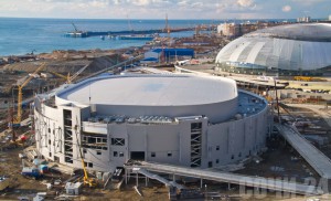 Малую ледовую арену покроют двумя фасадами Строительство Малой ледовой арены