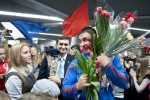 Встреча Алексея Воеводы в аэропорту Сочи