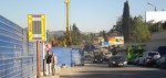 На улице Виноградной сужена проезжая часть