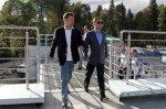 Президент Медведев посетил олимпийские объекты