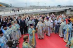Закладка камня в основание нового храма в Имеретинской низменности