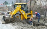 Перекладка водовода в поселке Красная Поляна